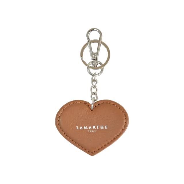 Lamarthe Cupidon Charms Schlüsselanhänger Cognac Vollleder