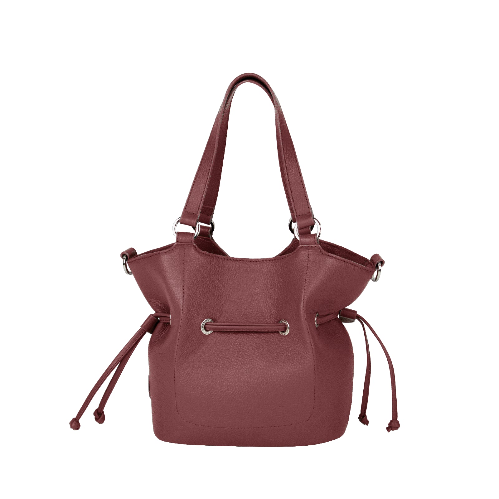 Lamarthe Paris S Handtasche Bordeaux Vollleder