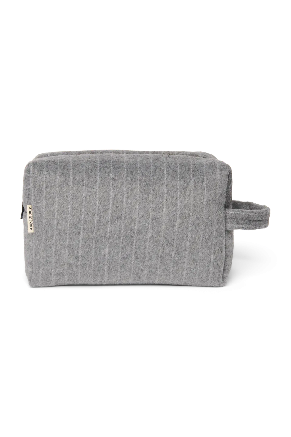 Studio Noos Flannel Chalkstripe Kulturbeutel Hellgrau