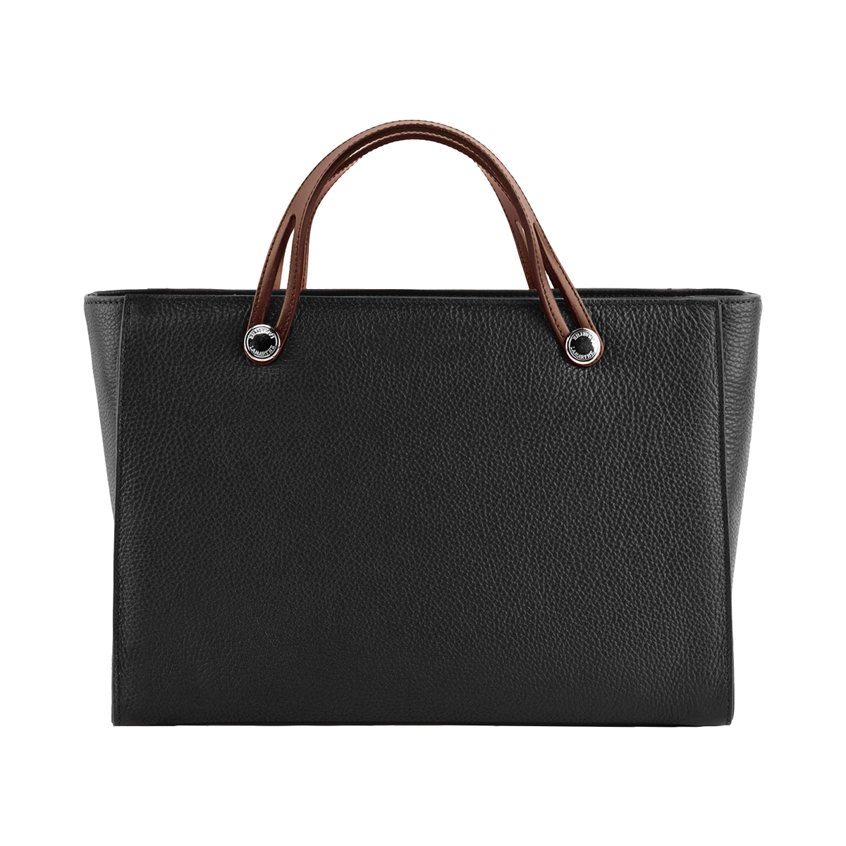 Lamarthe Fidèle Handtasche Schwarz Vollleder