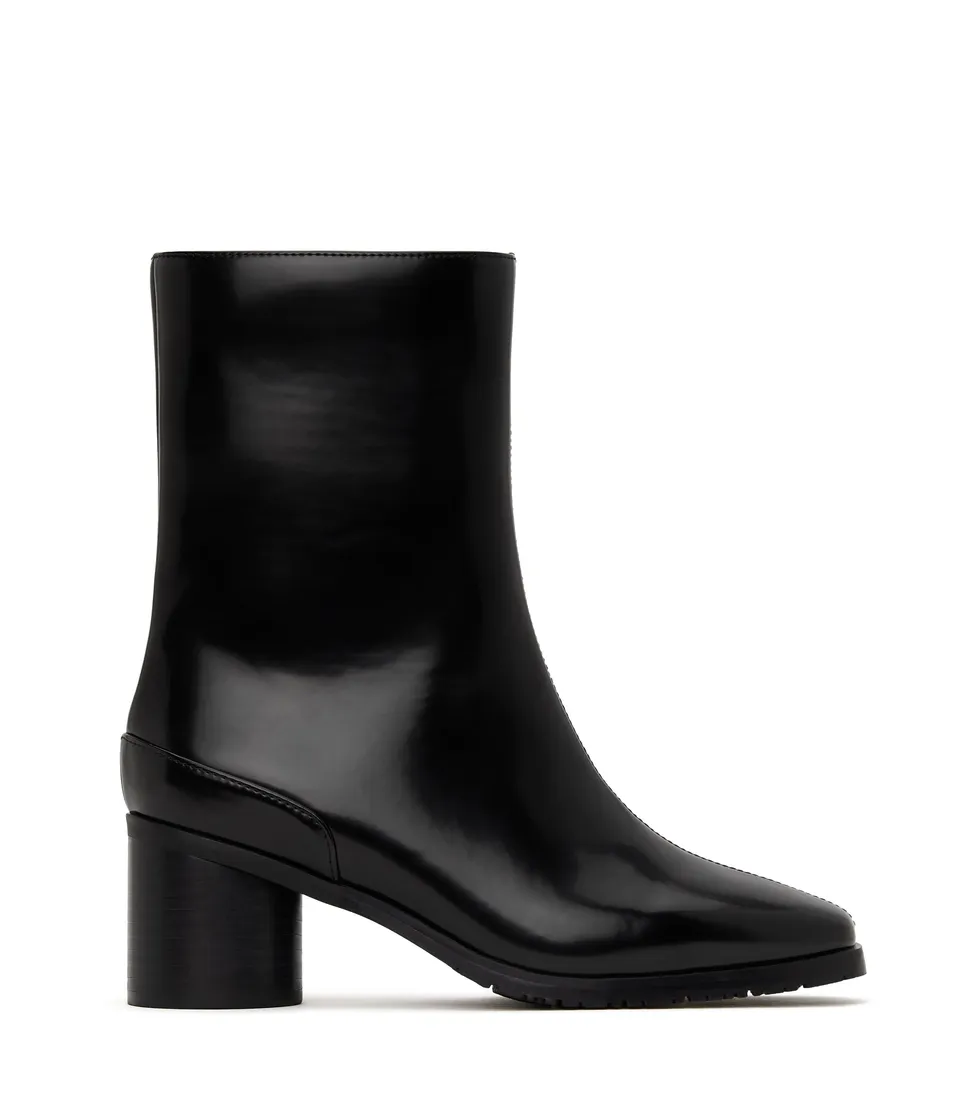 Matt & Nat LIAM Stiefeletten Schwarz vegan Absatz 6 cm