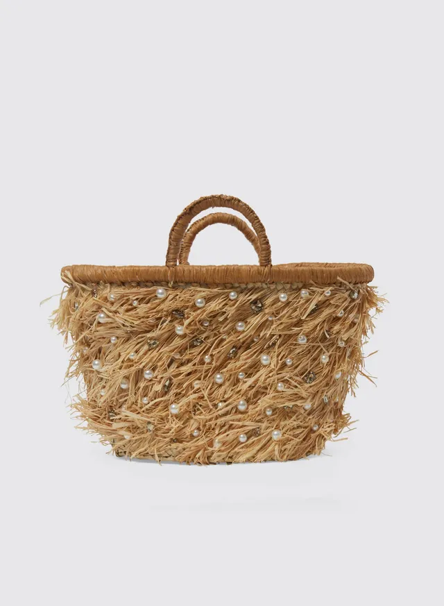 Maria la Rosa Lunelle WBS26.30 Korbtasche Raffia Natural
