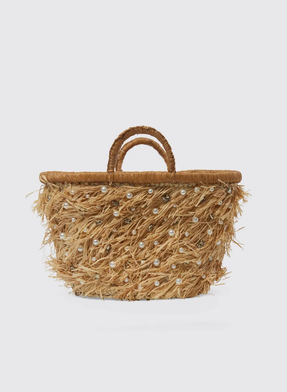 Maria la Rosa Lunelle WBS26.30 Korbtasche Raffia Natural