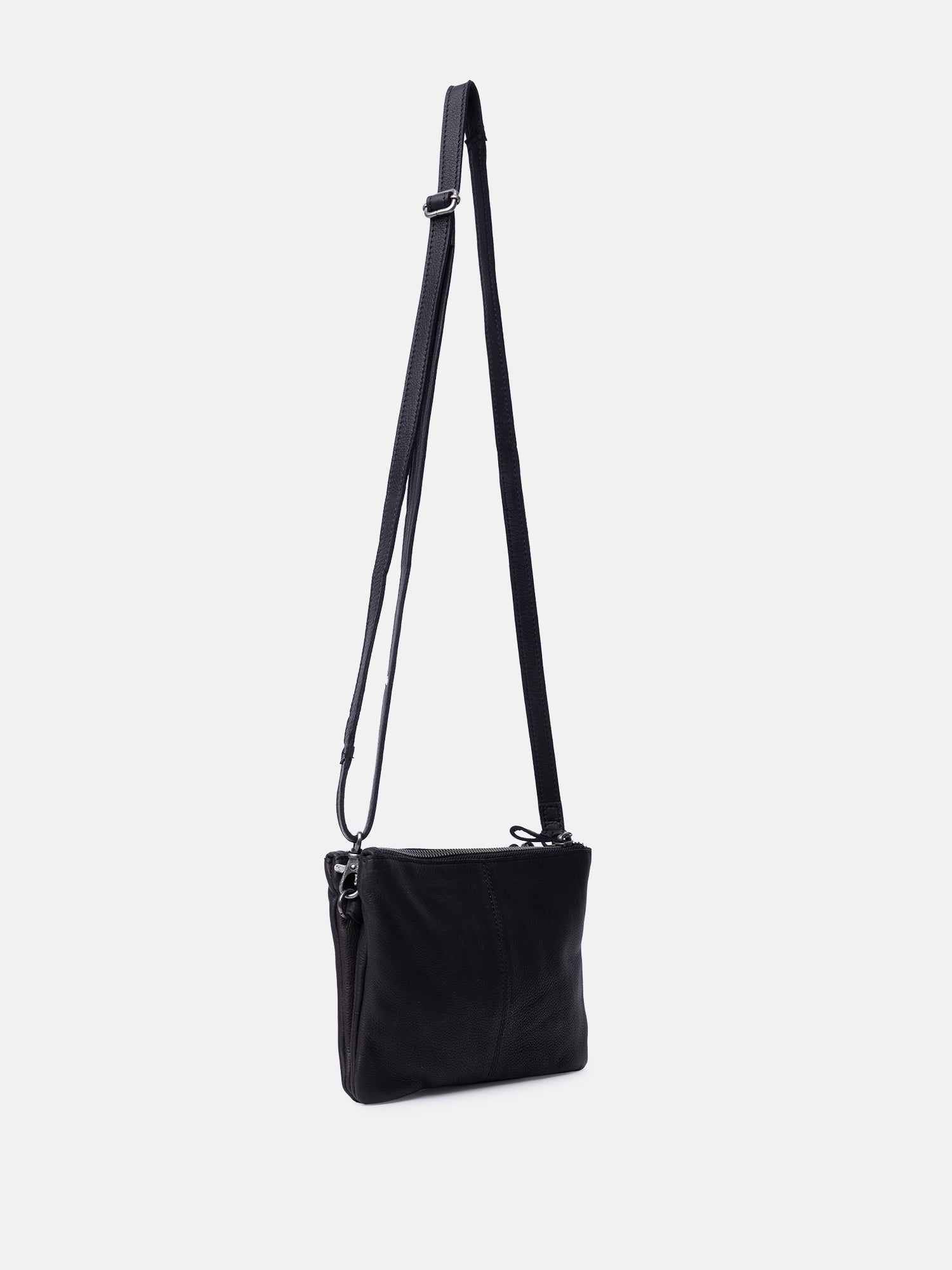 RE:DESIGNED Oslo Soft Clutch Soft Black Vollleder