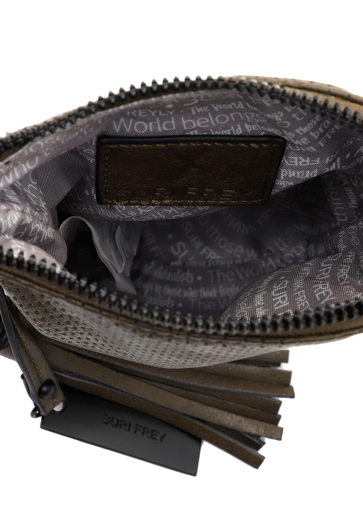 SURI FREY Celly Smartphonebag Handytasche Mud perforiert