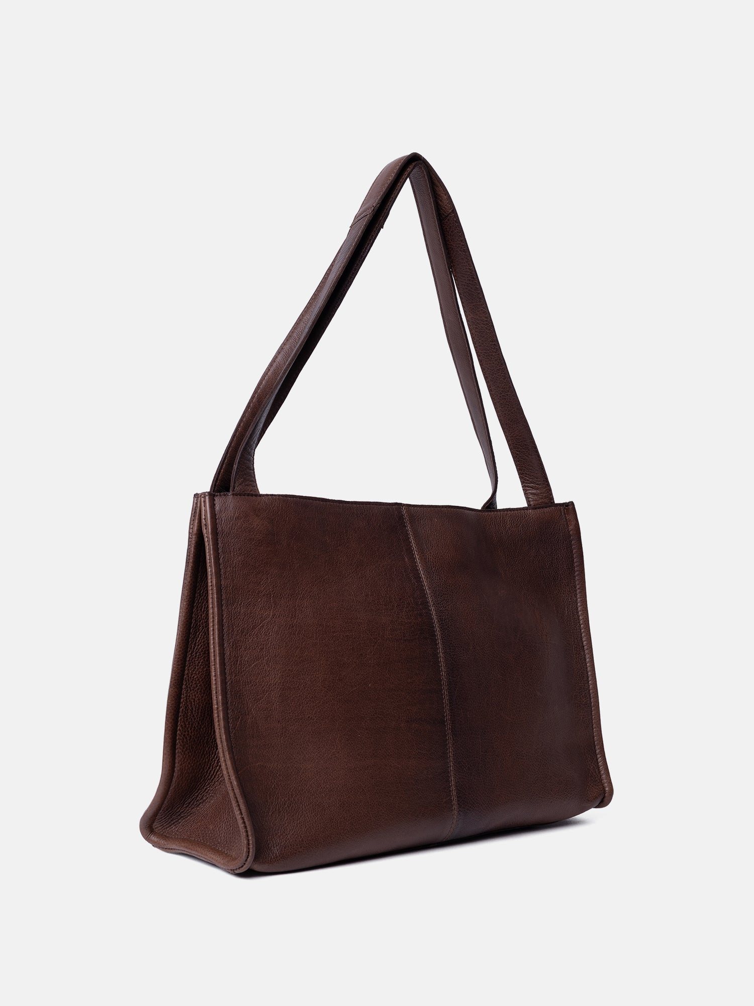 RE:DESIGNED Aro Small Schultertasche Woodsmoke Leder