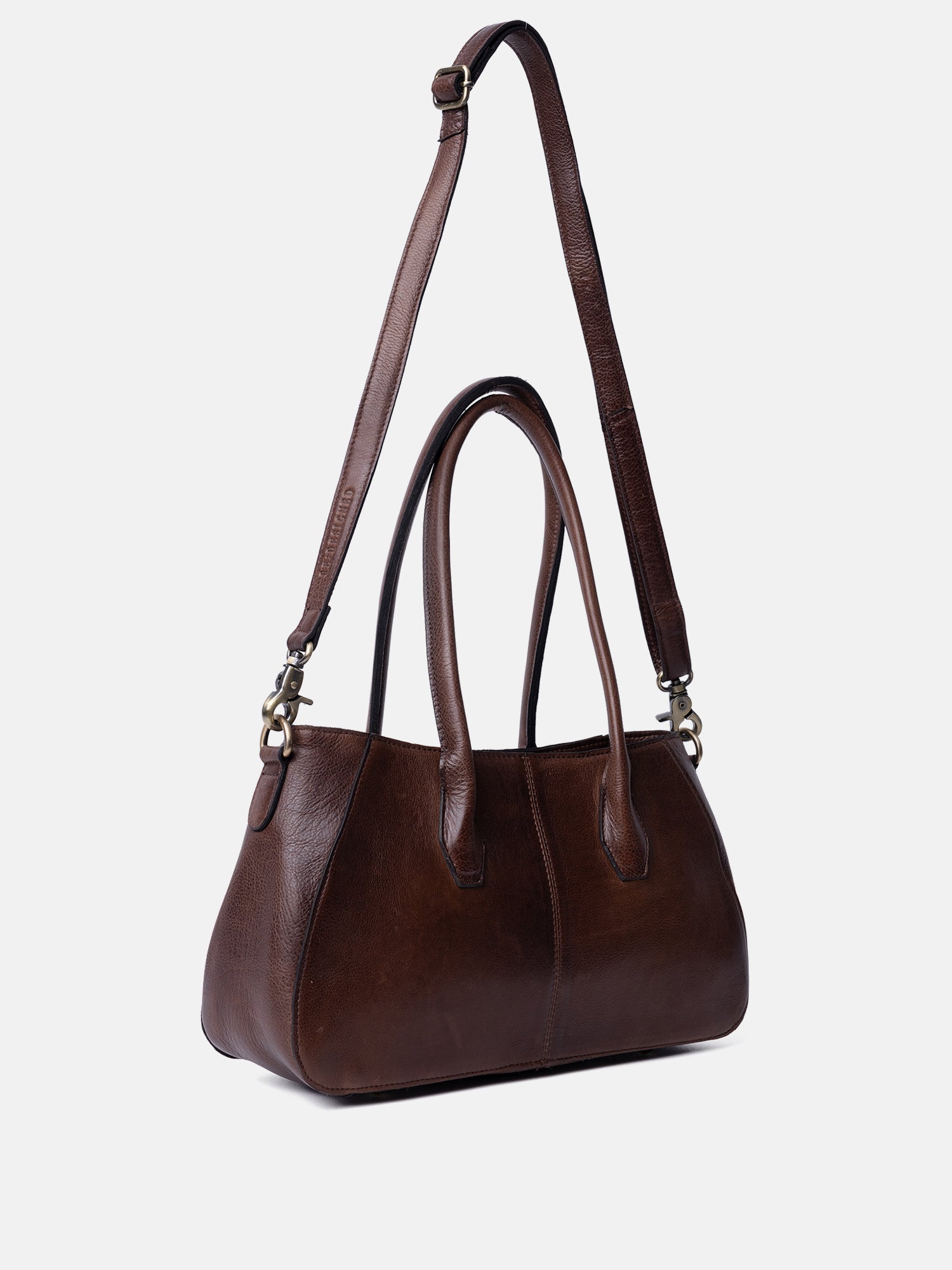 RE:DESIGNED Silje Small Handtasche Woodsmoke Leder