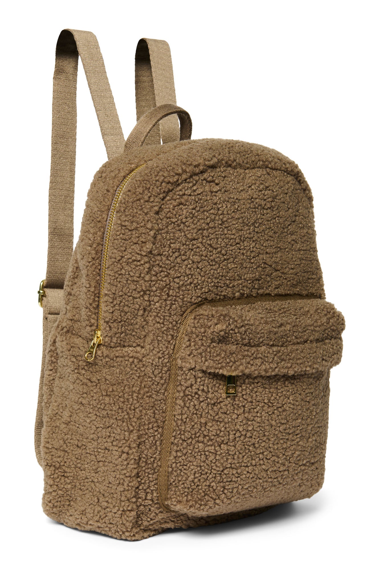 Studio Noos Teddy Midi Rucksack Braun Frontfach Kinder