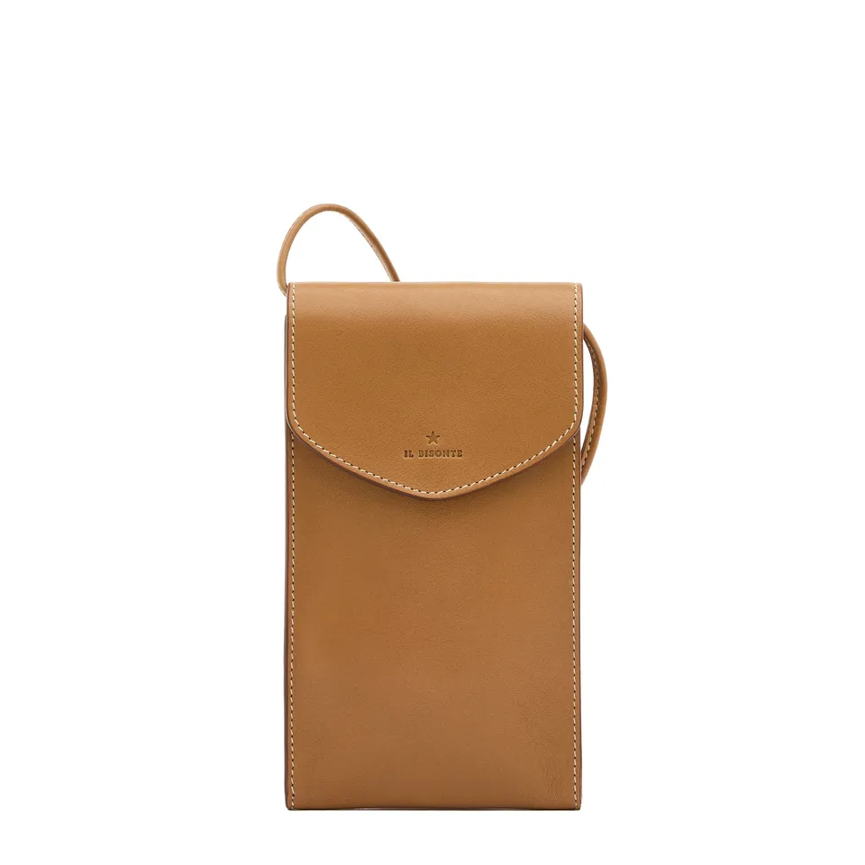 Il Bisonte Bigallo Handytasche Gianduia Vollleder