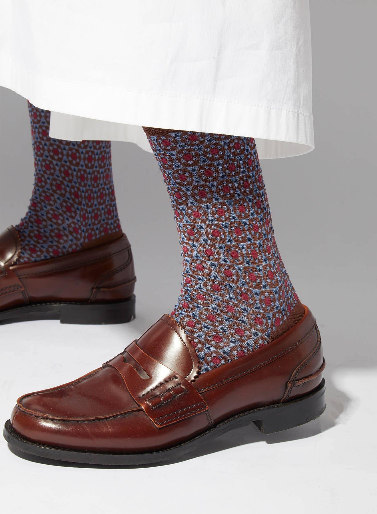 Maria la Rosa WD034RI1710 Socken Rust Baumwolle