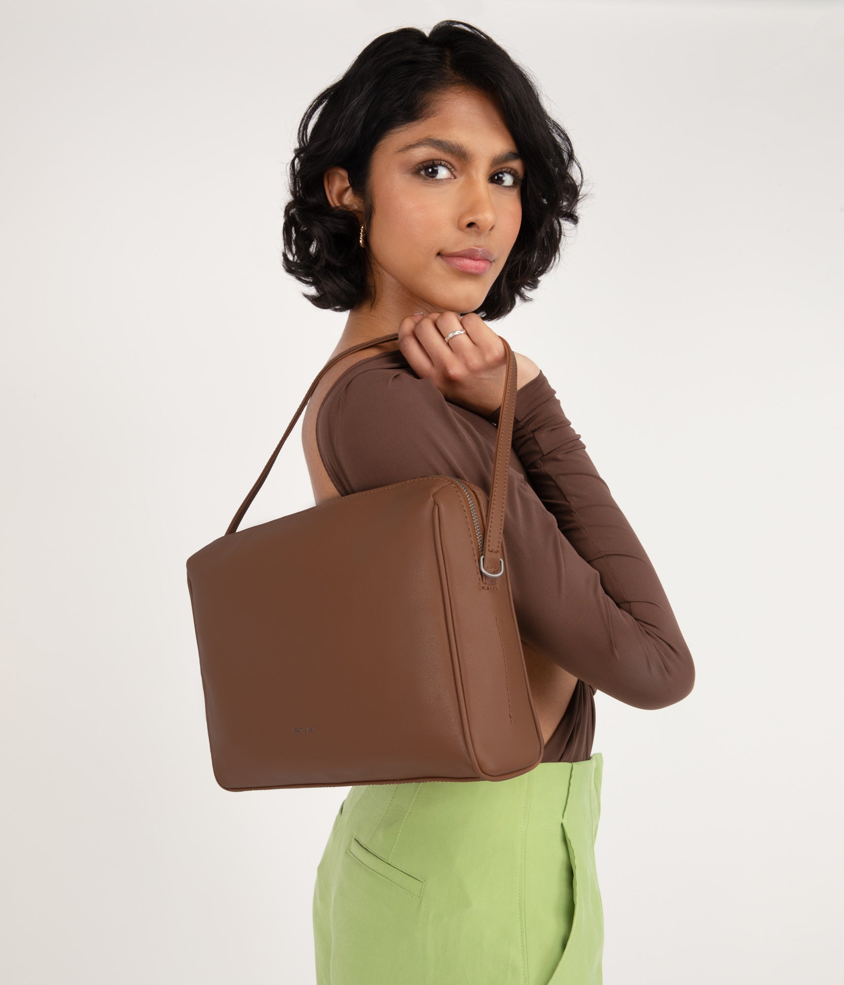 Matt & Nat Arbor Havana Schultertasche Schwarz