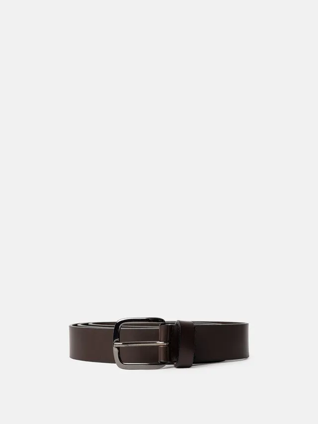 RE:DESIGNED Hana Gürtel Dark Brown Vollleder 3cm