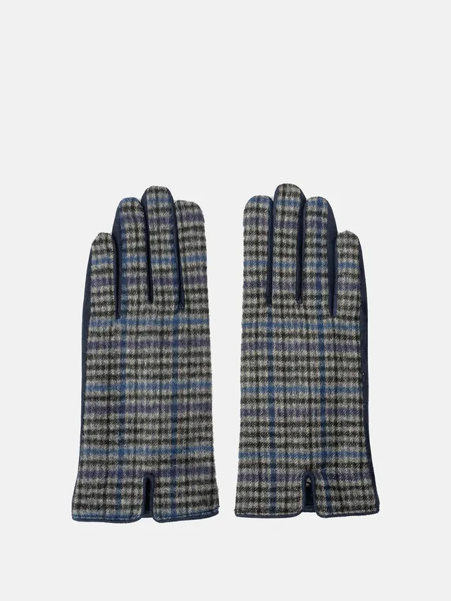 RE:DESIGNED Keira Handschuhe Navy Leder Touch