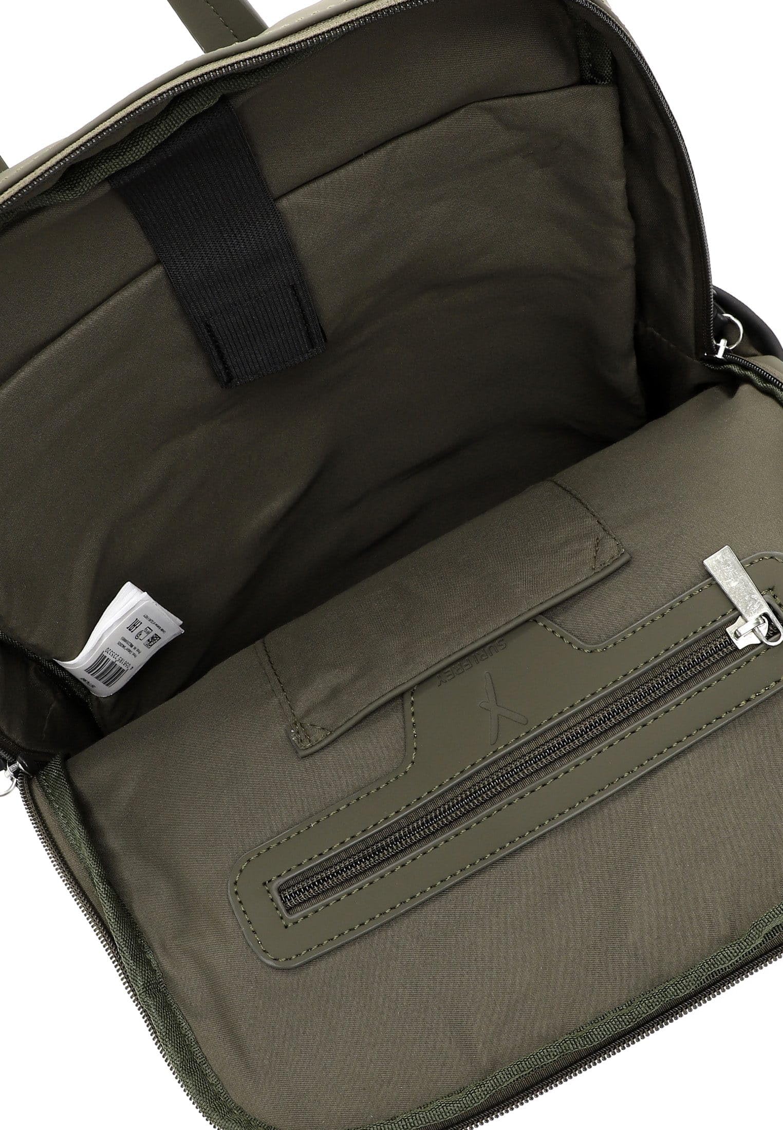 SURI FREY SFY Shiny Cityrucksack Oliv Laptopfach