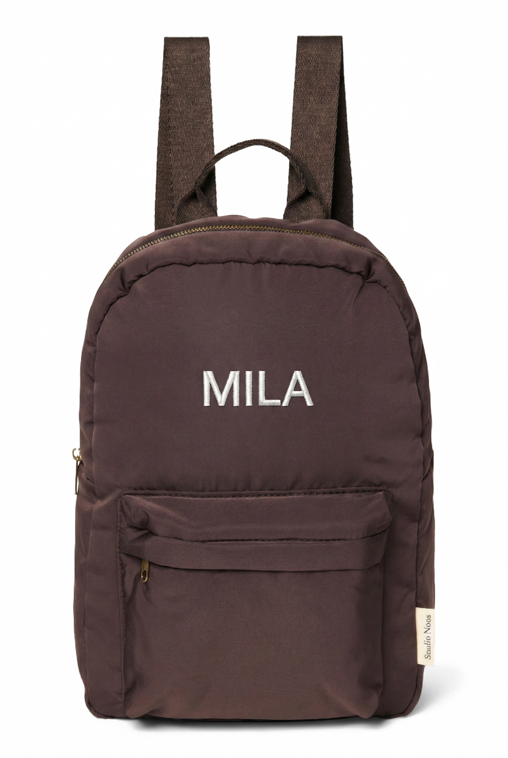 Studio Noos Puffy Midi Rucksack Braun ab 6 Jahren Steppstoff