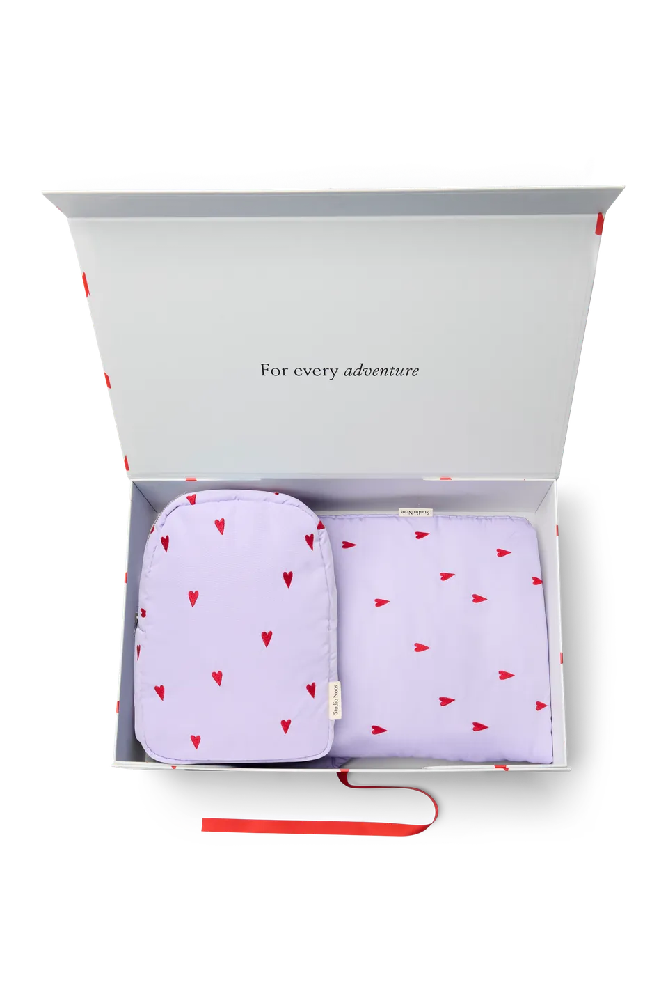 Studio Noos Puffy Gift Set Taschenset Purple Hearts