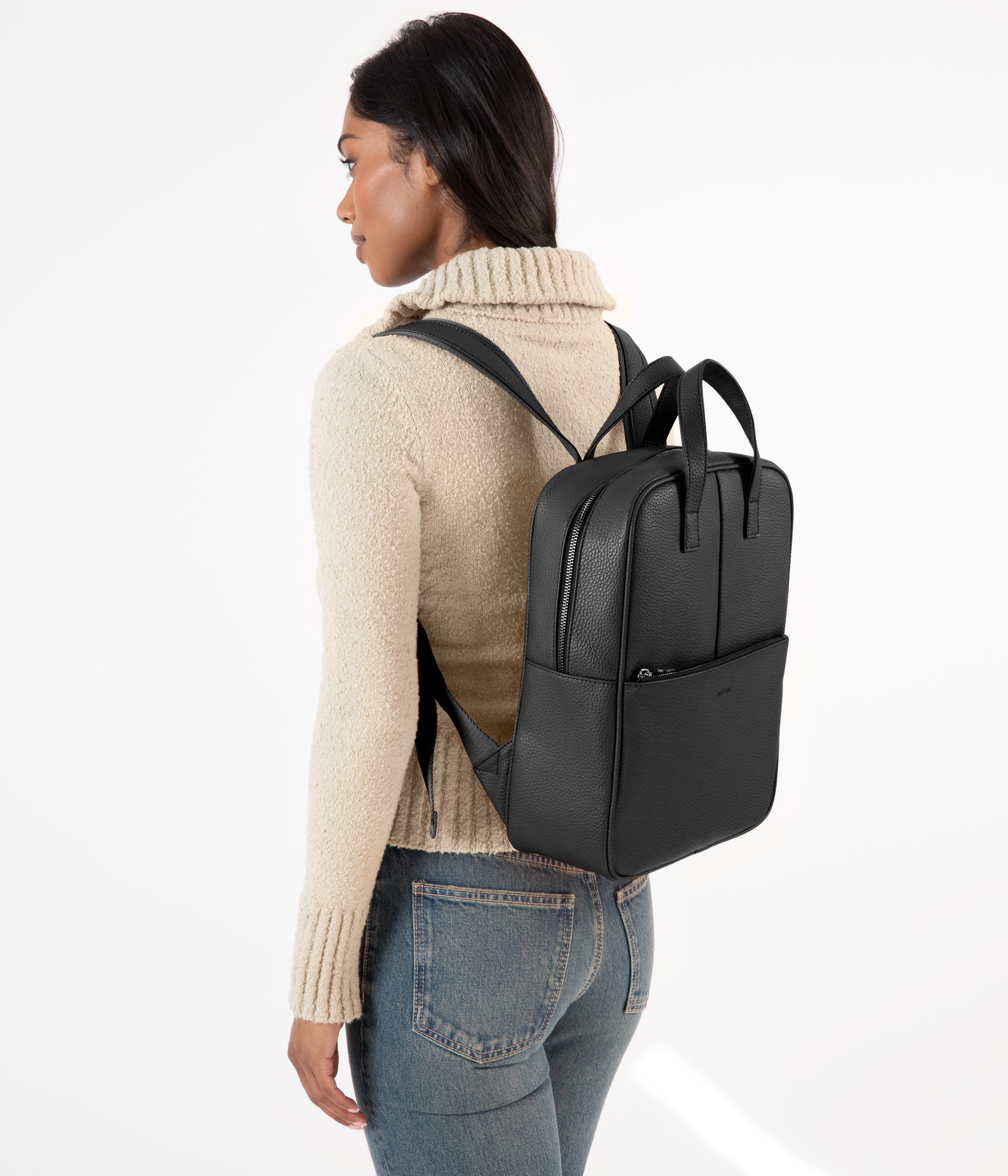 Matt & Nat Thebe Purity Rucksack Schwarz 13 Zoll