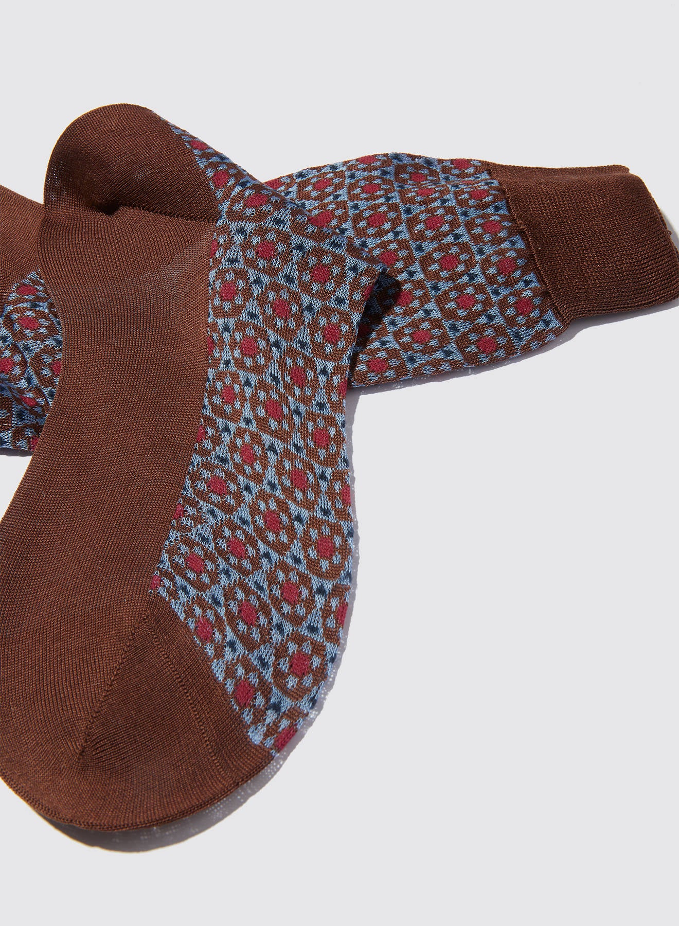 Maria la Rosa WD034RI1710 Socken Rust Baumwolle