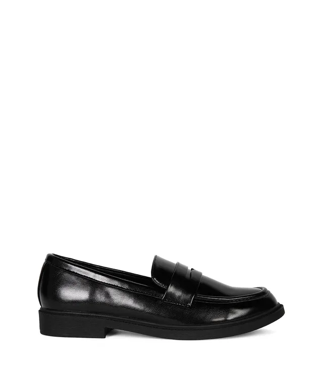 Matt & Nat Iseo Loafer Slipper Schwarz Lack