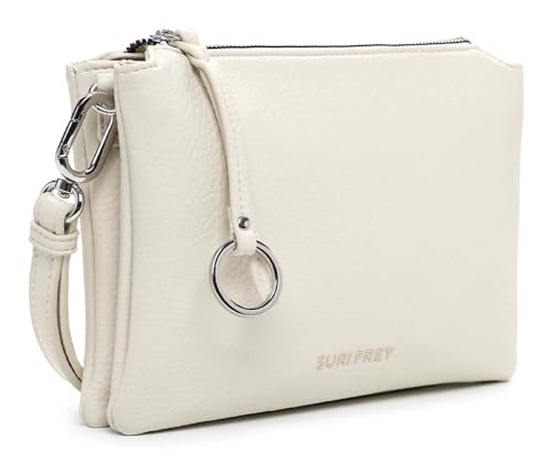 SURI FREY Debby Umhängetasche Ecru 23 cm mit Reißverschluss