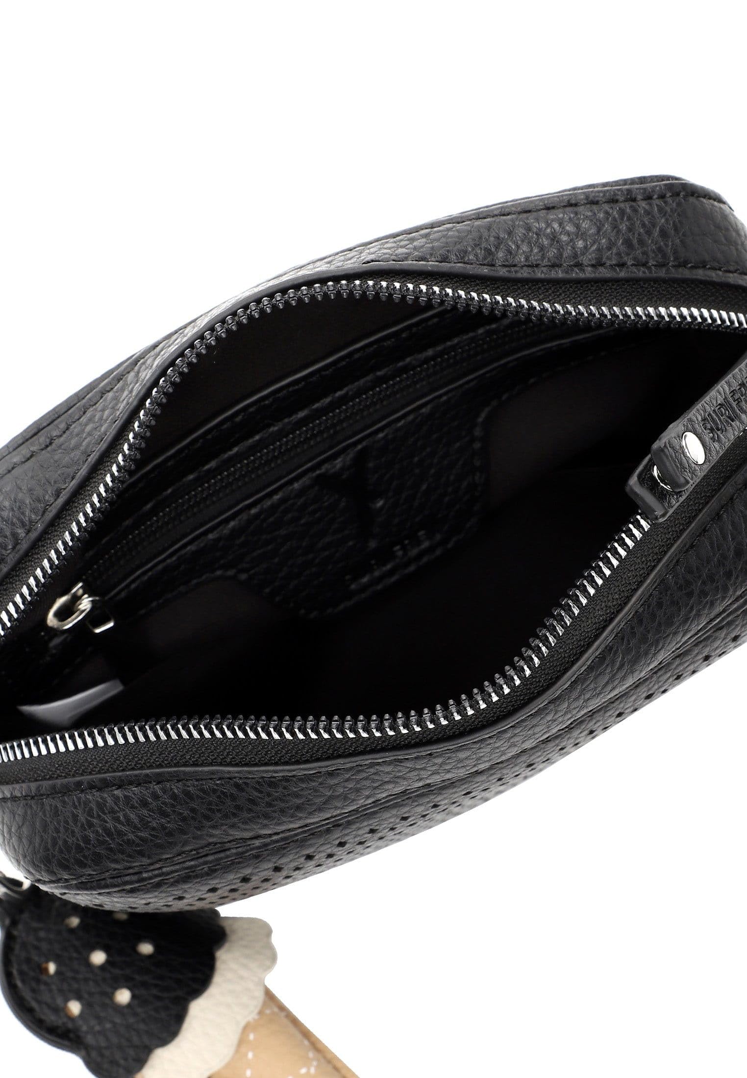 SURI FREY Cilly Crossbody Umhängetasche Schwarz 21cm