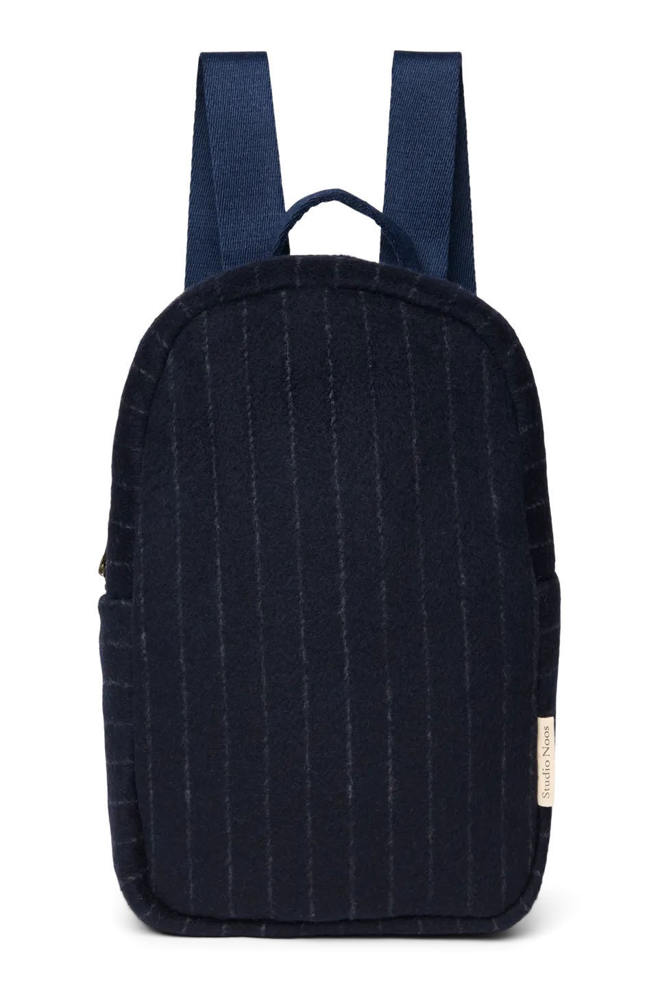 Studio Noos Flannel Chalkstripe Mini Rucksack Dunkelblau