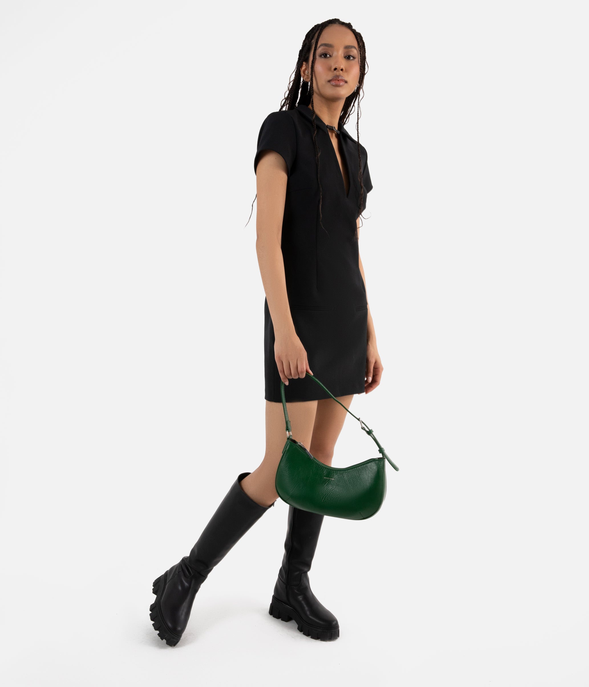 Matt & Nat Theme Mari Schultertasche Schwarz vegan