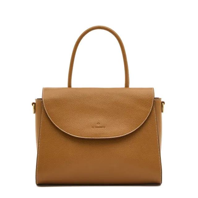 Il Bisonte 1978 Handtasche Rindsleder Umhängeriemen