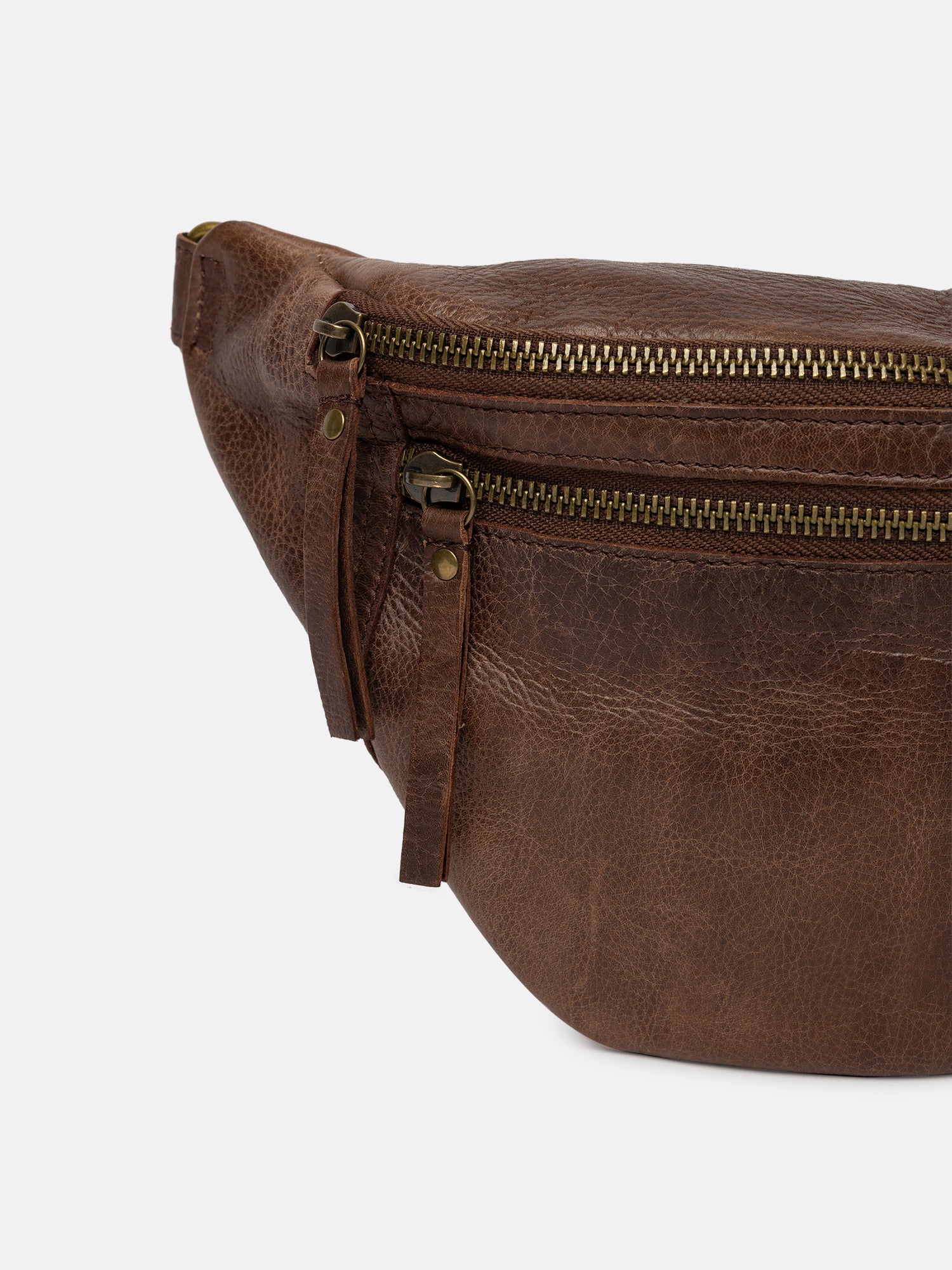 RE:DESIGNED Faust Urban Bauchtasche Woodsmoke Vollleder