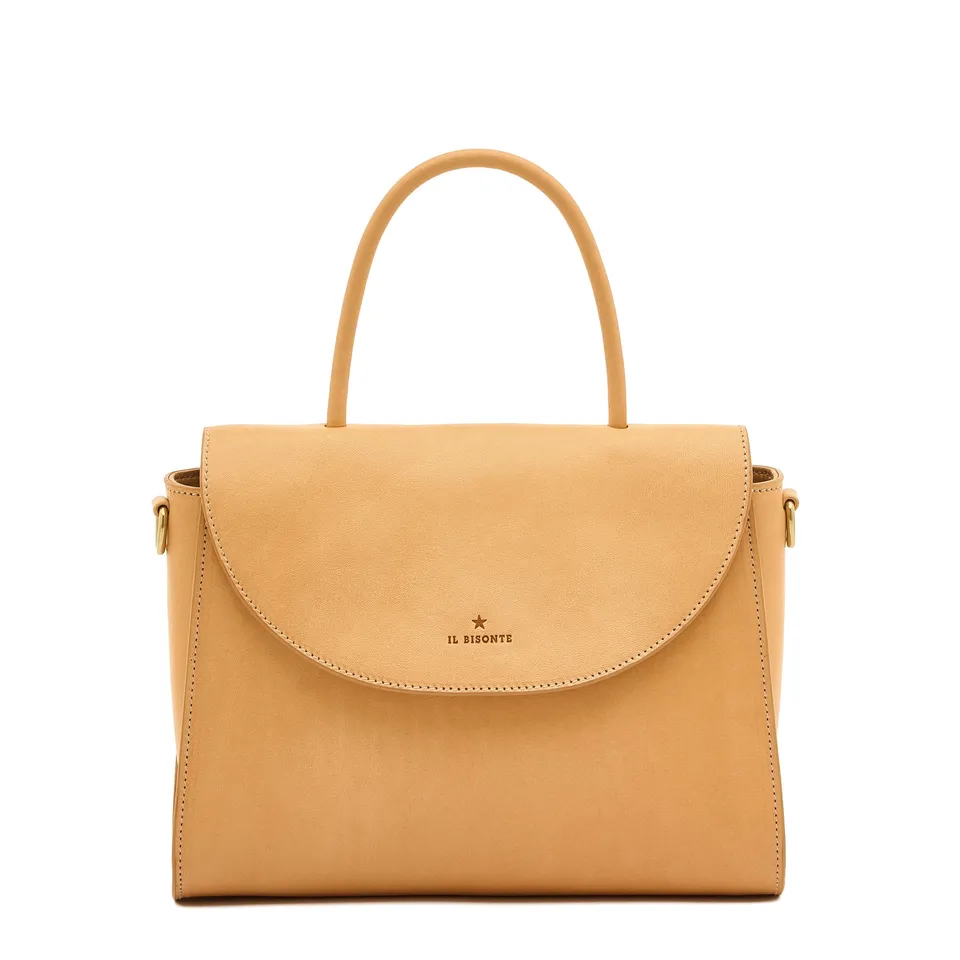 Il Bisonte 1978 Handtasche Damenleder natur