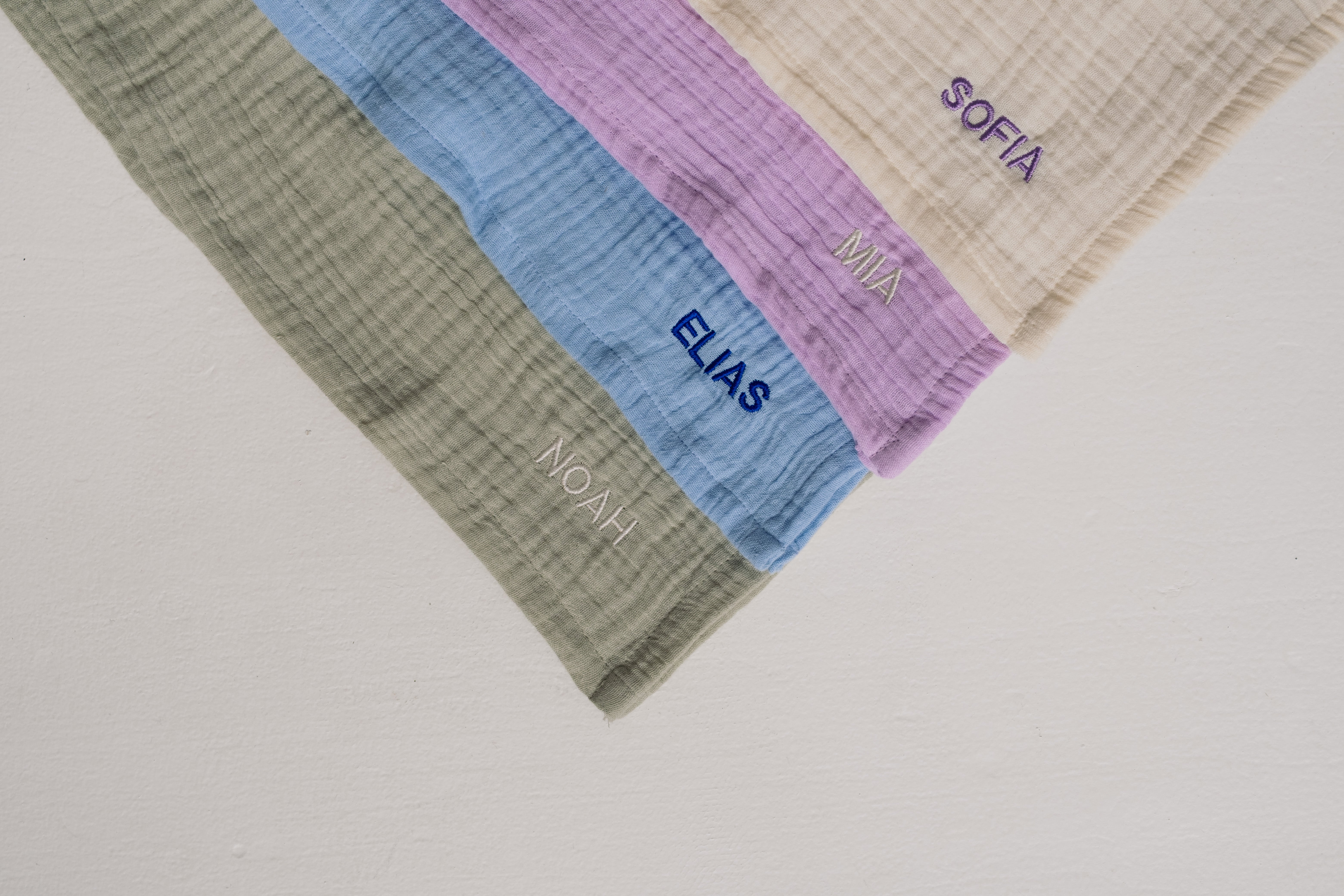 Studio Noos Swaddle Uni Medium Mulltuch Grün