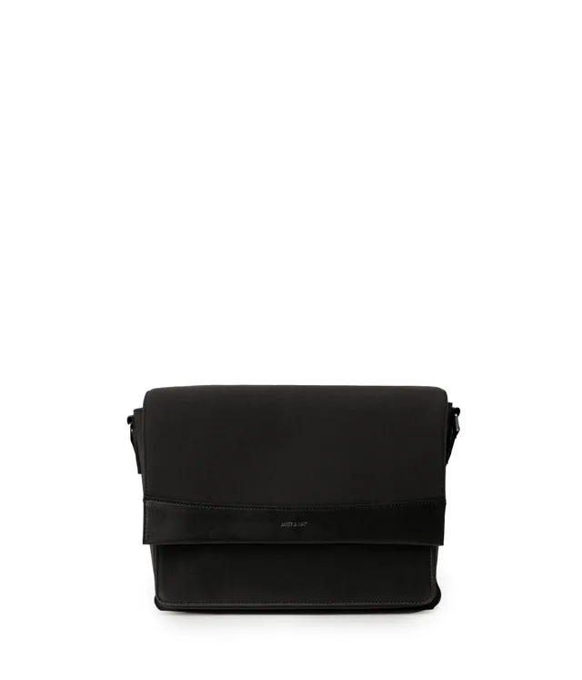 Matt & Nat Canvas Anton Messenger Tasche Schwarz
