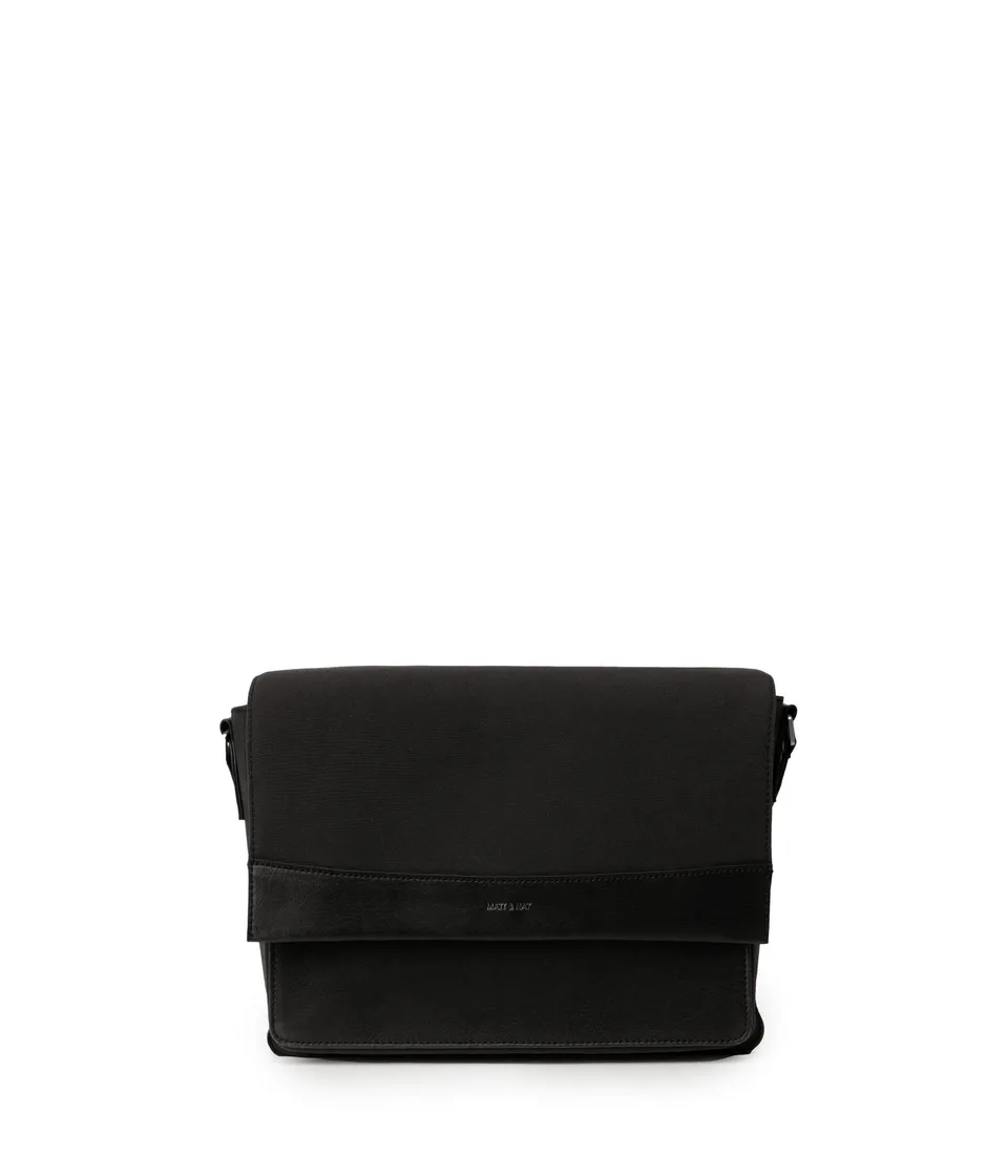 Matt & Nat Canvas Anton Messenger Tasche Schwarz