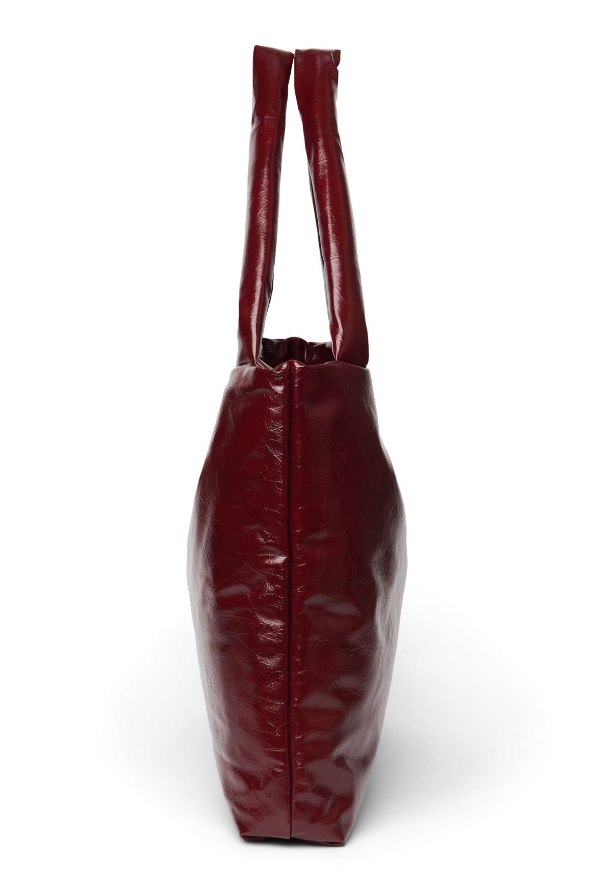Studio Noos Vegan Mom Bag Shopper Burgundy Kunstleder