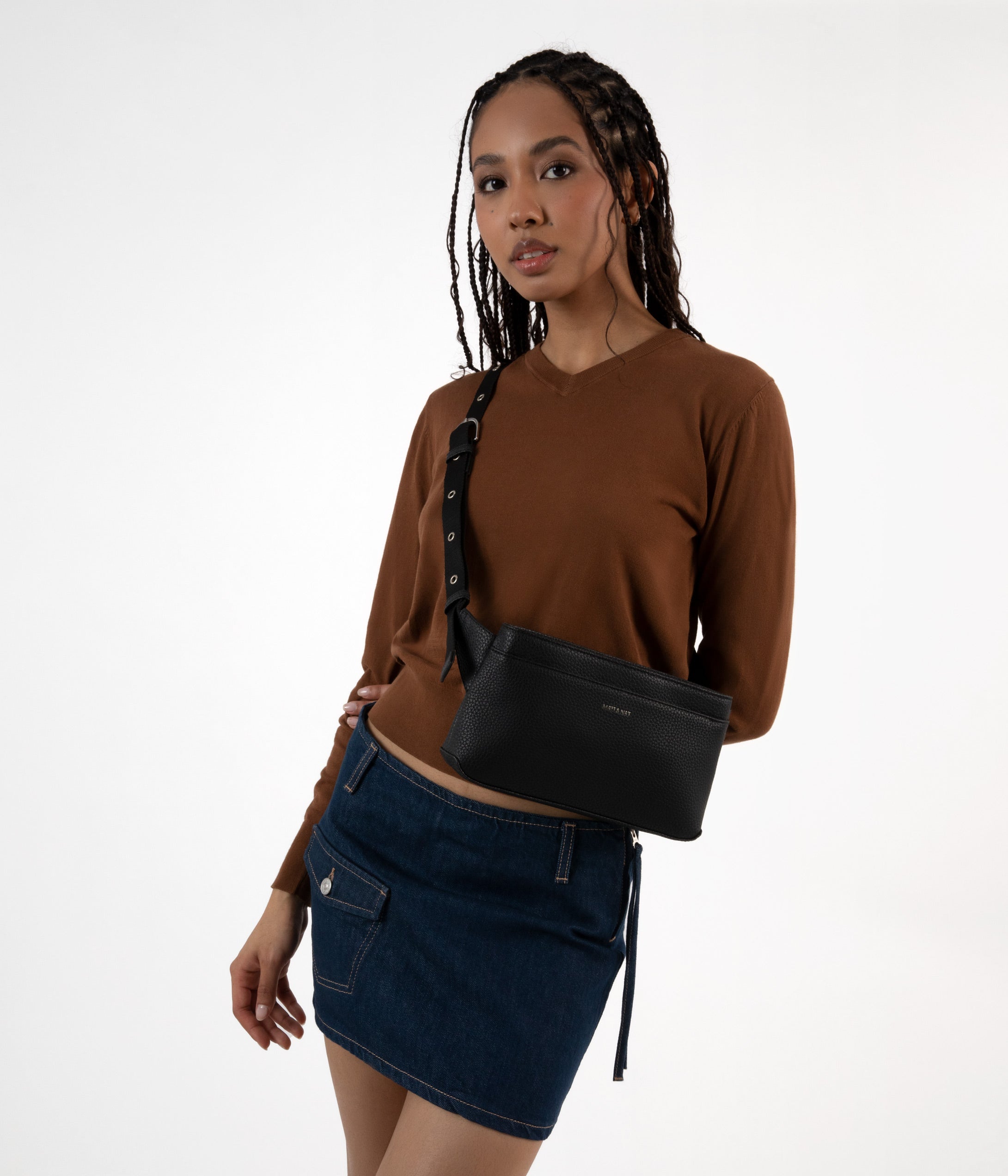 Matt & Nat Gor Purity Belt Bag Bauchtasche Schwarz