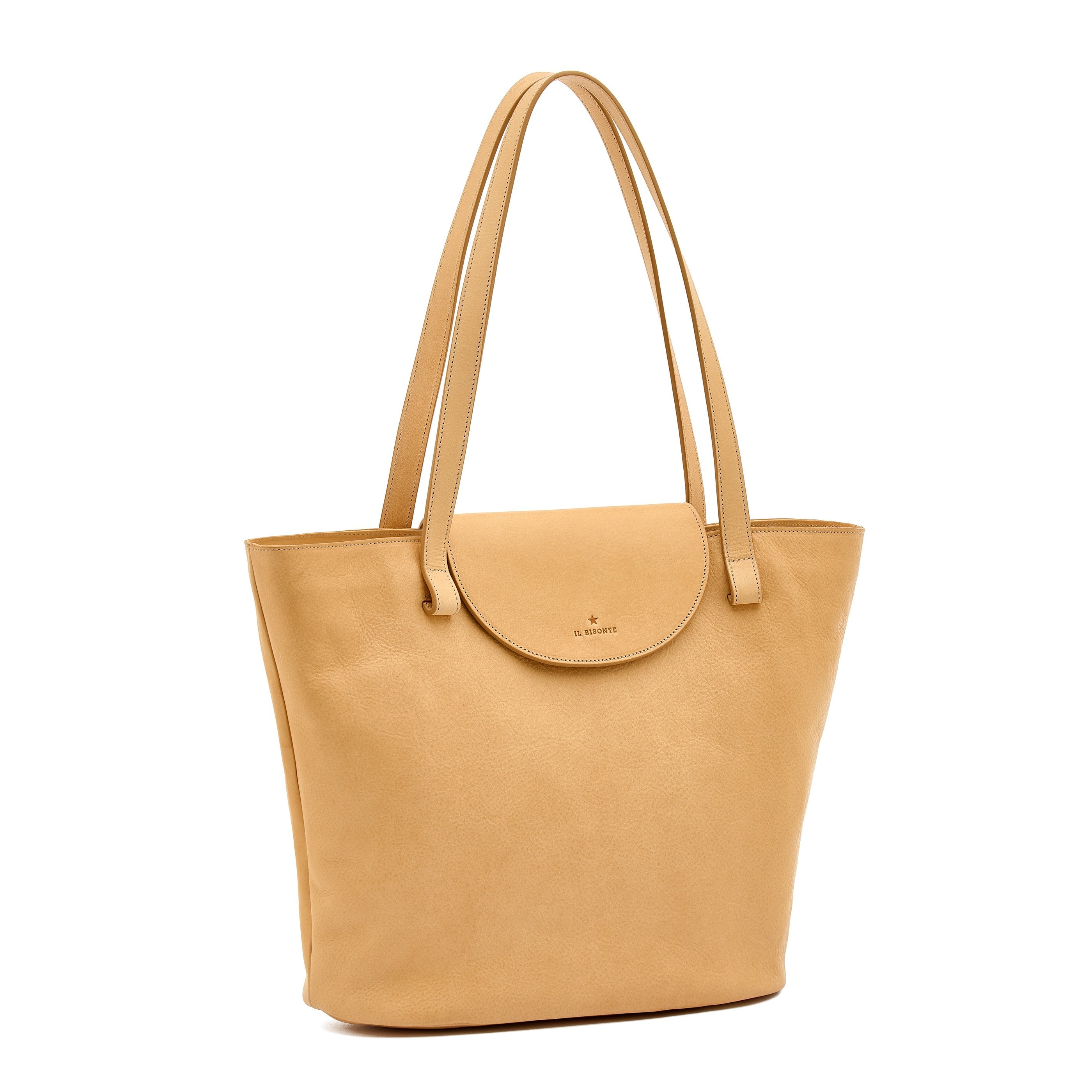Il Bisonte 1978 Shopper Vollleder Natur