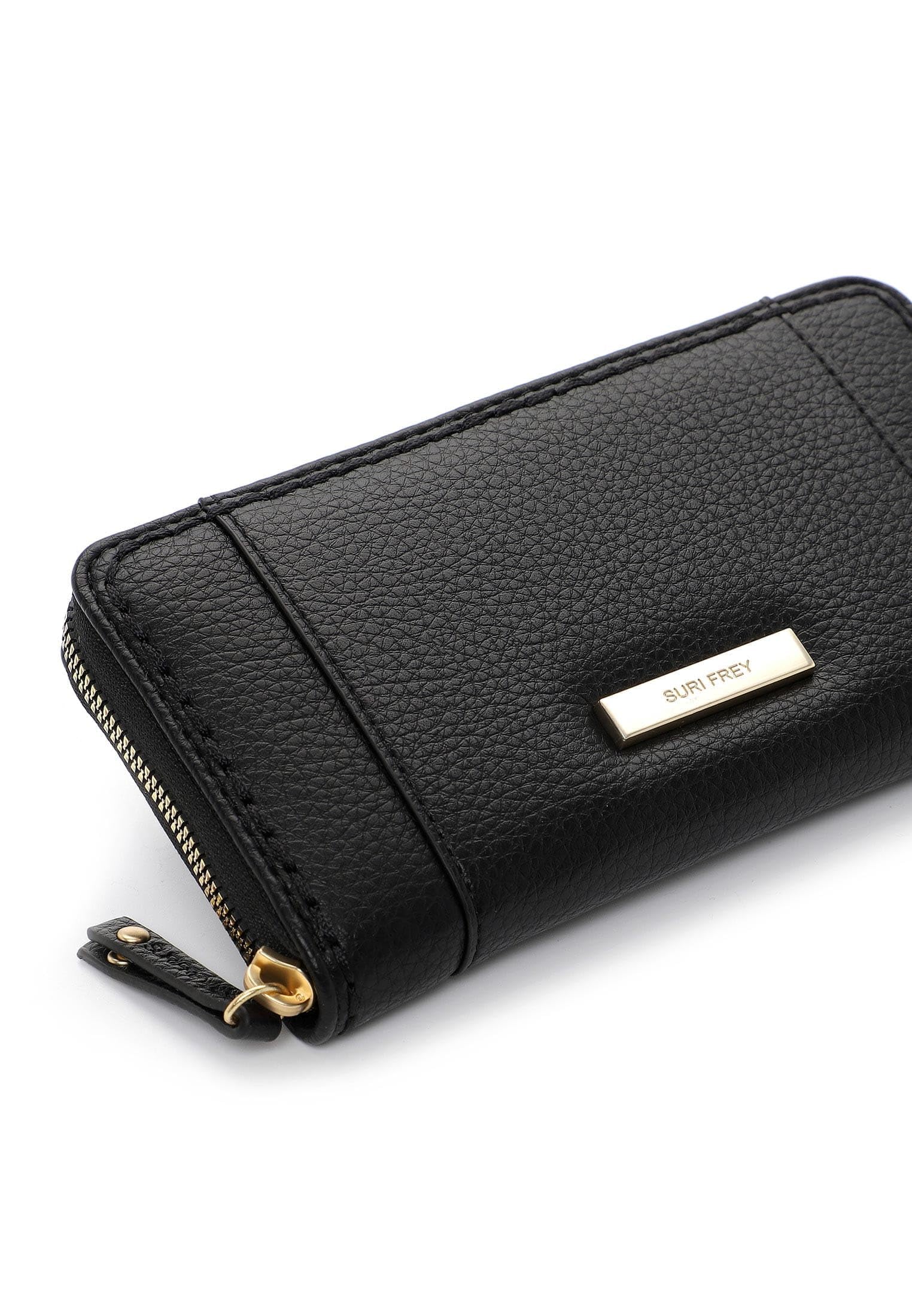 SURI FREY Ginny Zip Around Wallet Geldbörse Schwarz