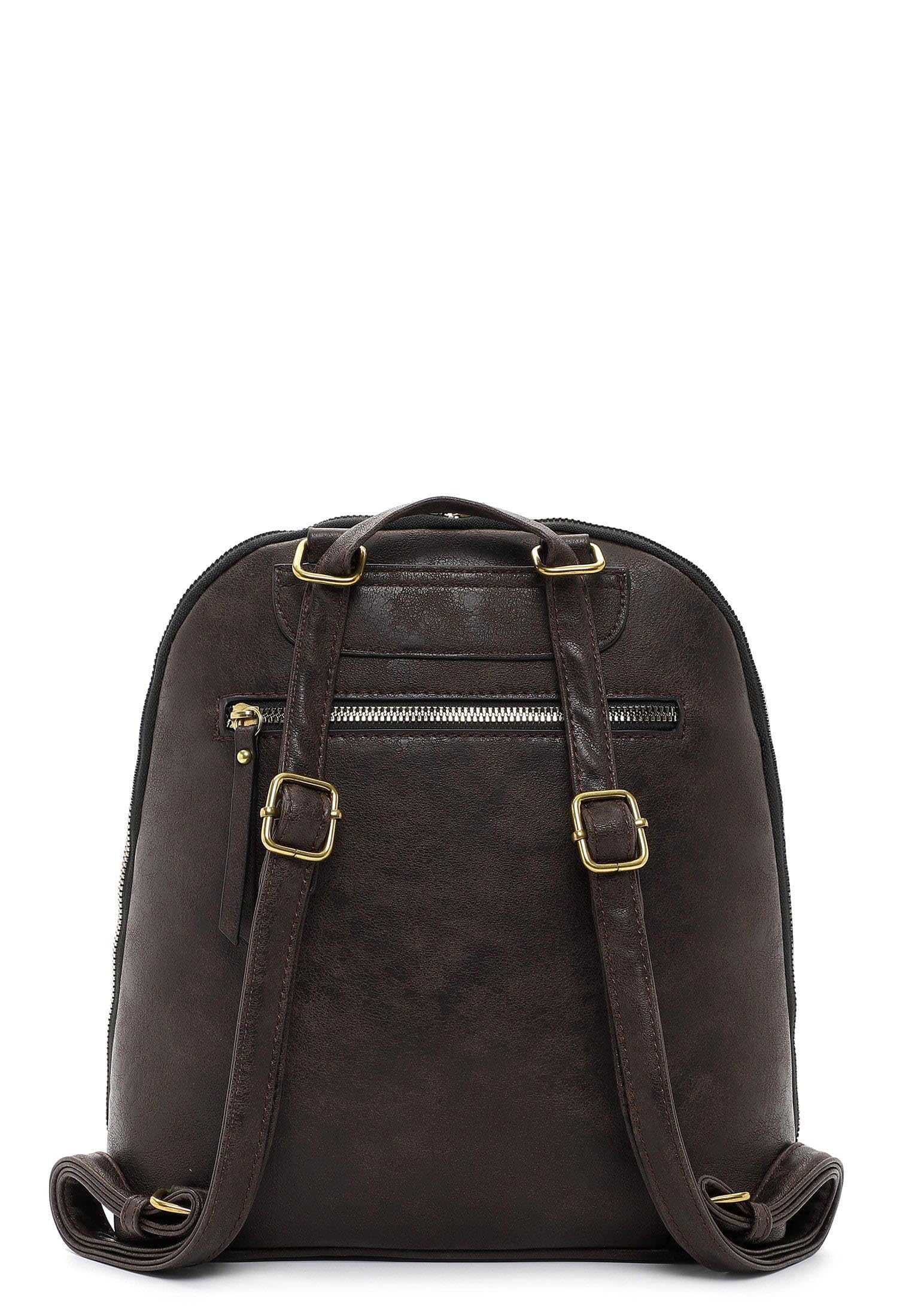 SURI FREY Corey Backpack M Rucksack Braun A4