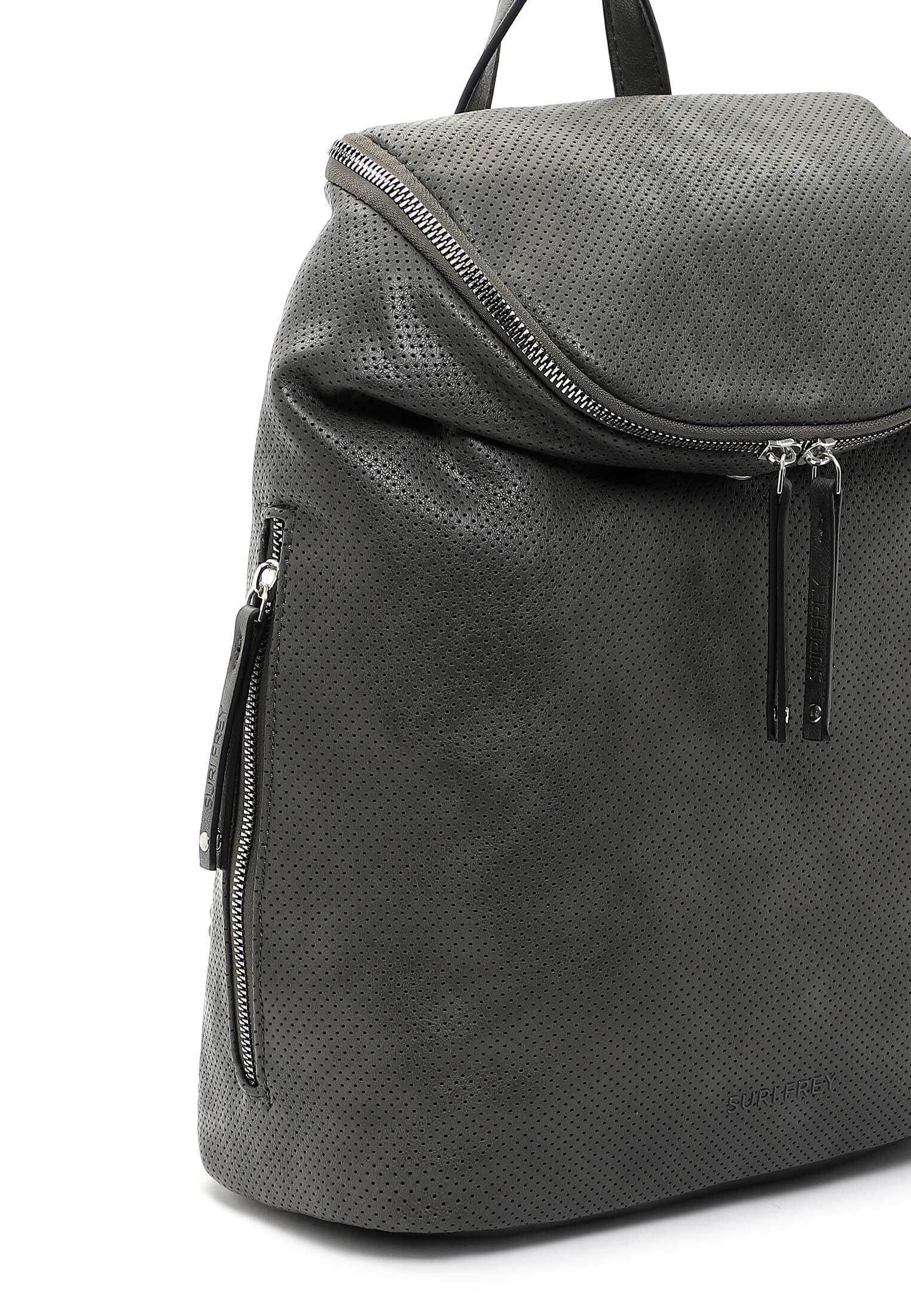 SURI FREY Vany Backpack Rucksack Dunkelgrau mit Laptopfach