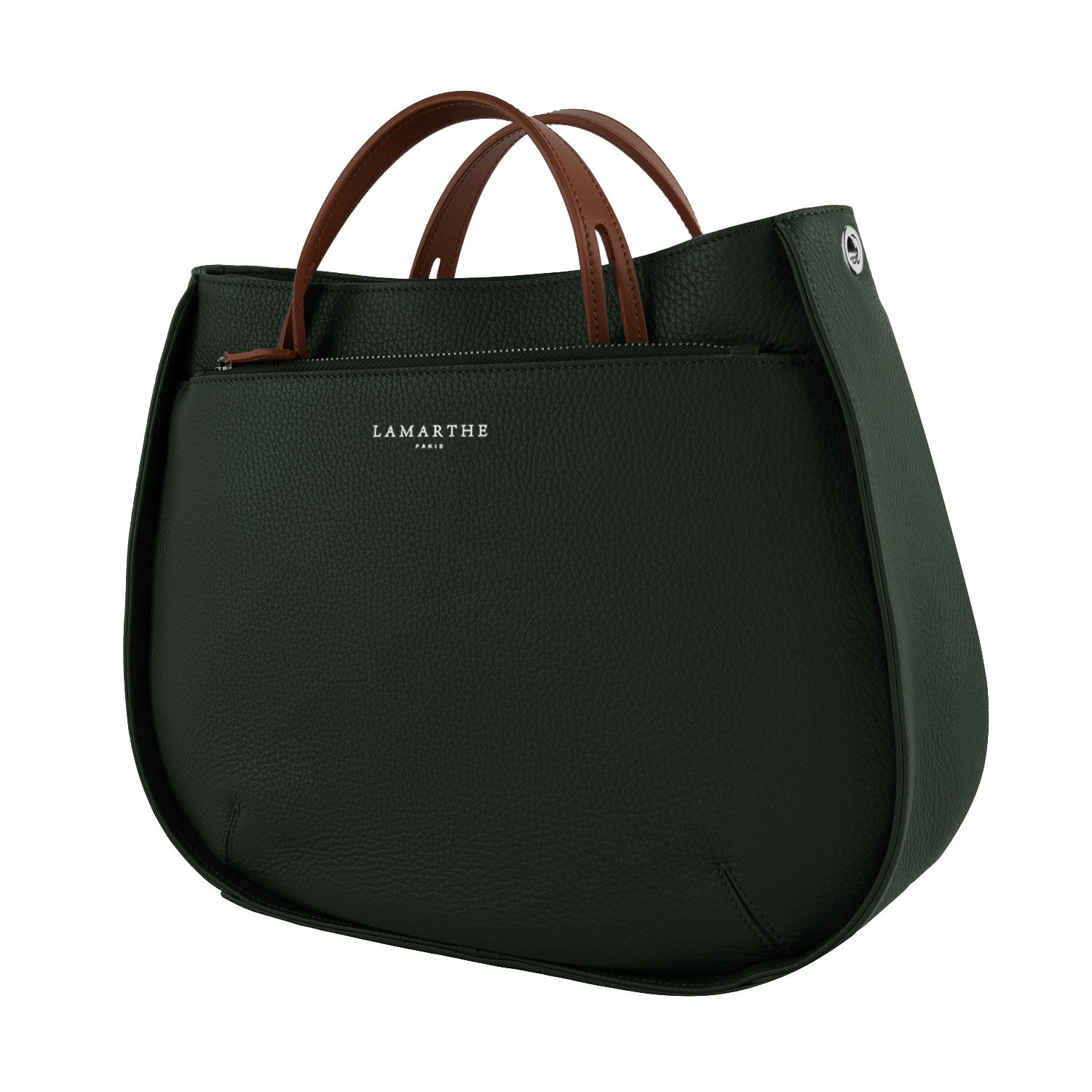 Lamarthe Fidèle Handtasche M Eukalyptus Vollleder