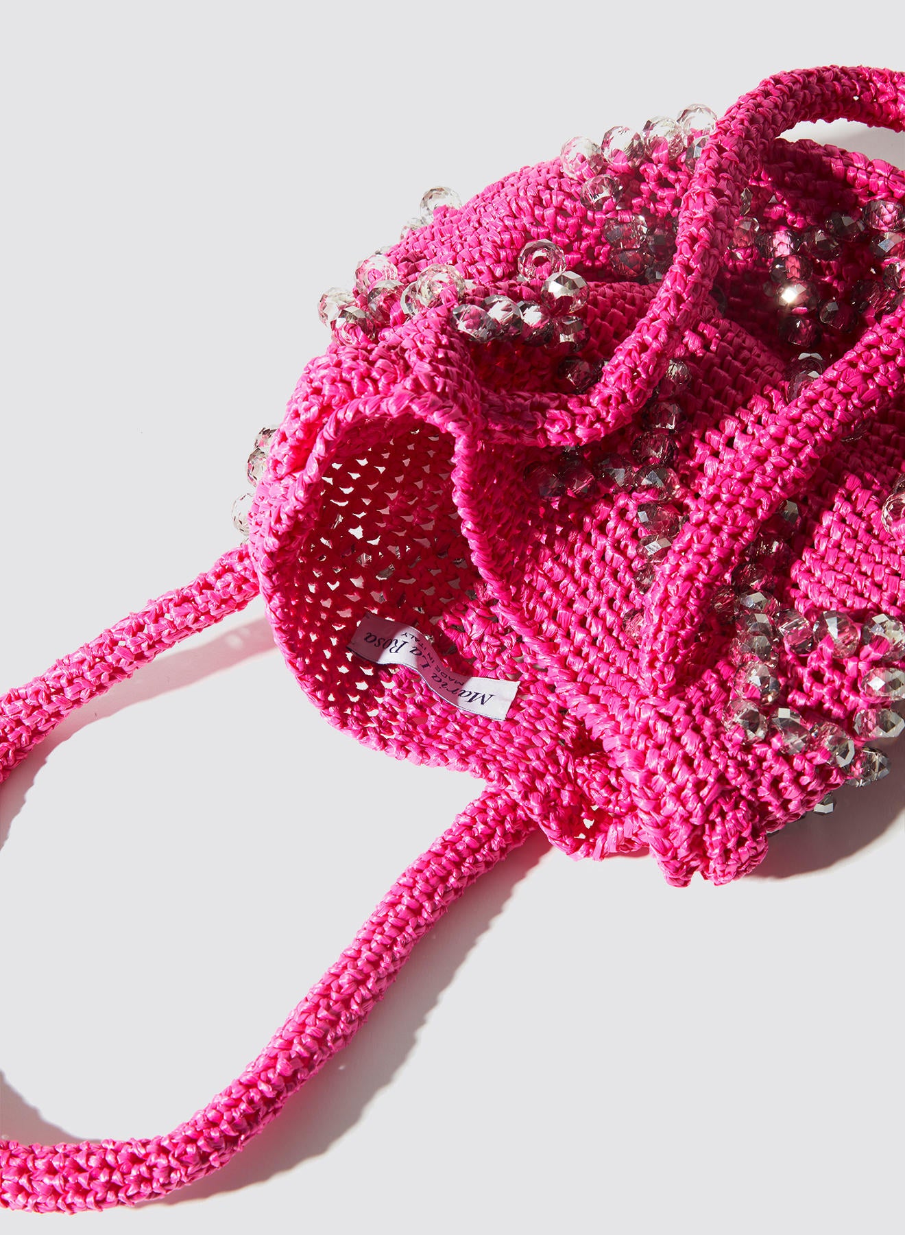 Maria la Rosa La Gemmé Mini Bucket Fuchsia Stein
