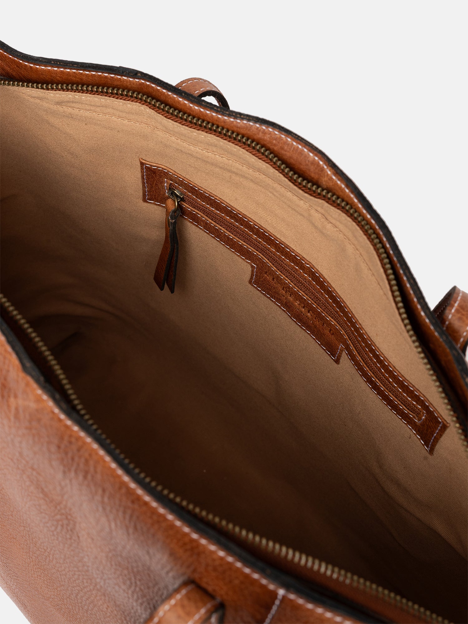 RE:DESIGNED Malou Big Shopper Walnut Vollleder