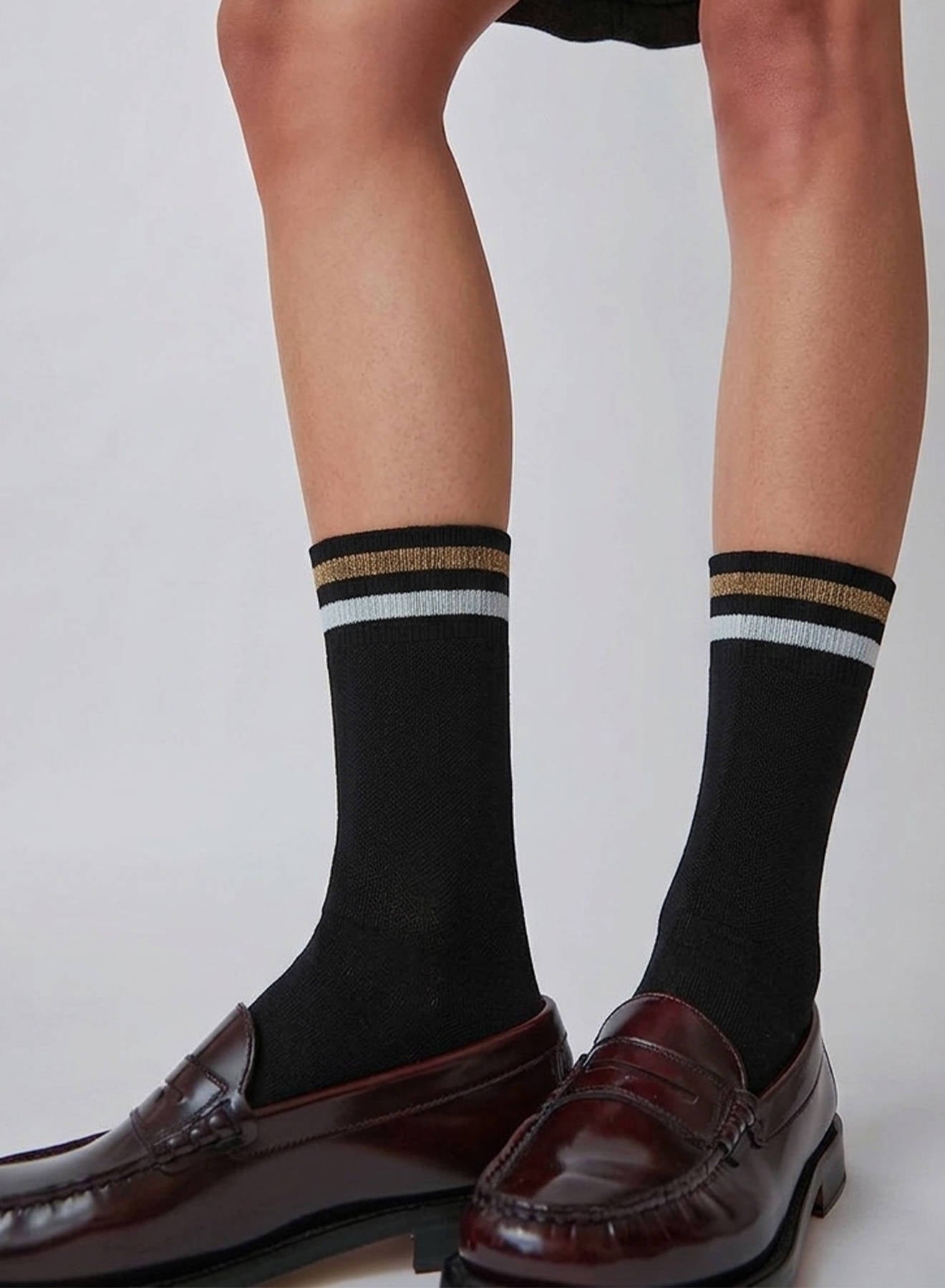 Maria la Rosa WD109RG1772 Socken Schwarz Baumwolle