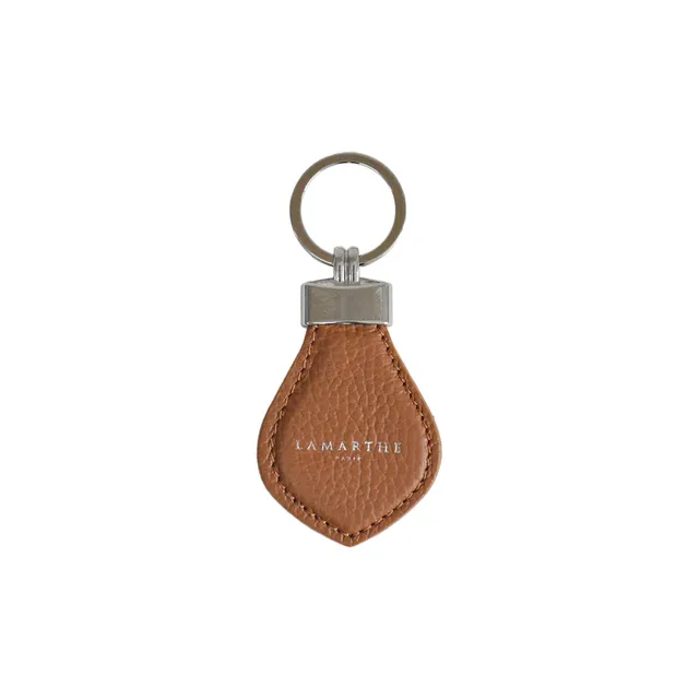Lamarthe Cupidon Charms Schlüsselanhänger Cognac Rindsleder