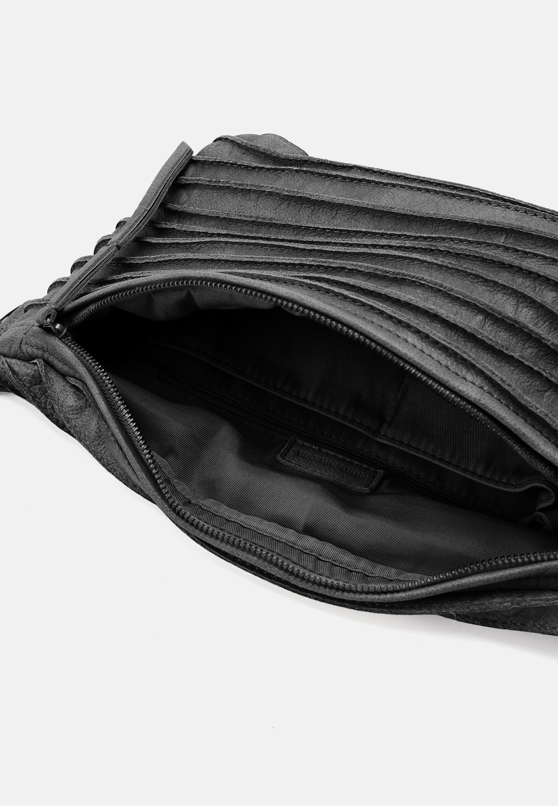 FREDsBRUDER Riffel Beltbag Bauchtasche powder rose Leder