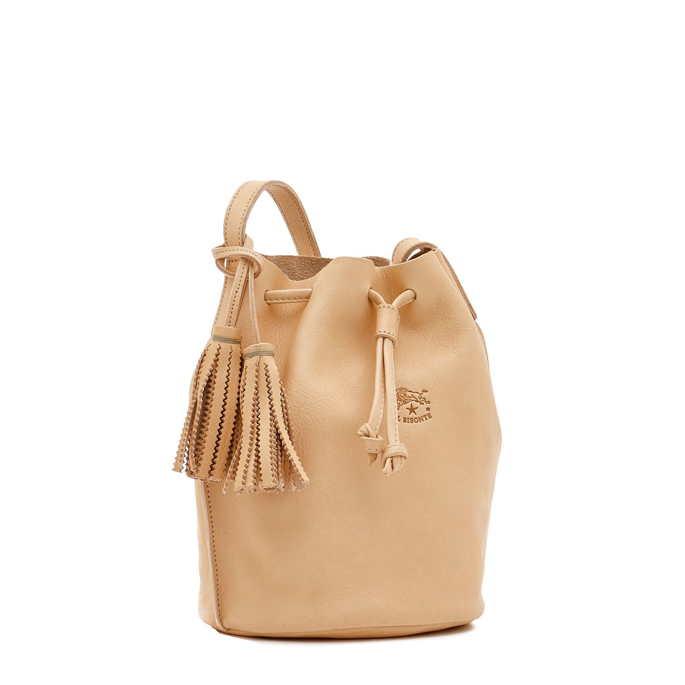 Il Bisonte Silvia Beuteltasche Vollleder Natur
