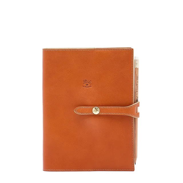 Il Bisonte Notizbuch Vollleder Caramello