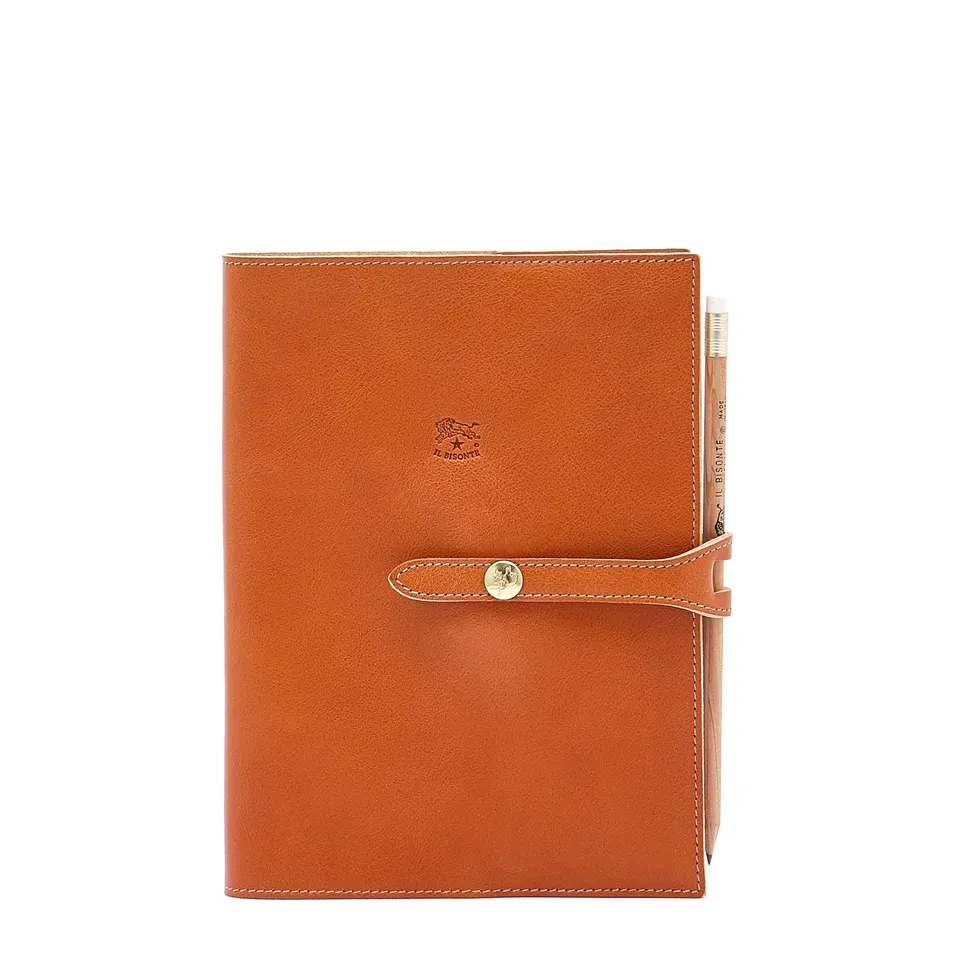 Il Bisonte Notizbuch Vollleder Caramello