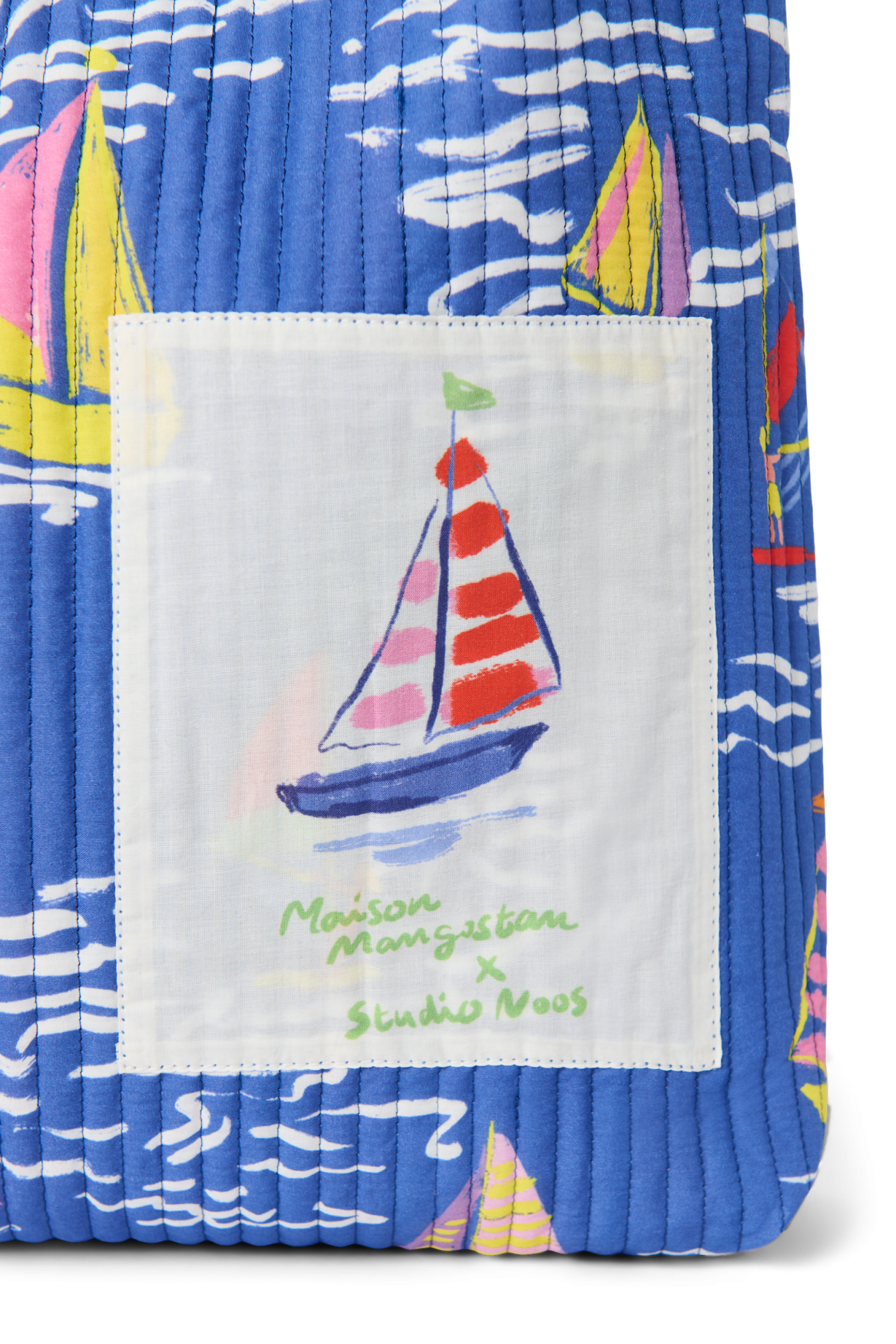 Studio Noos Mom Bag Wickeltasche Barcos blau gross