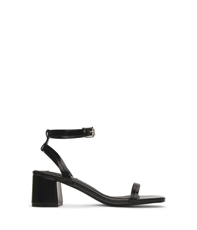 Matt & Nat Fior Sandalen Schwarz Blockabsatz Gr 38